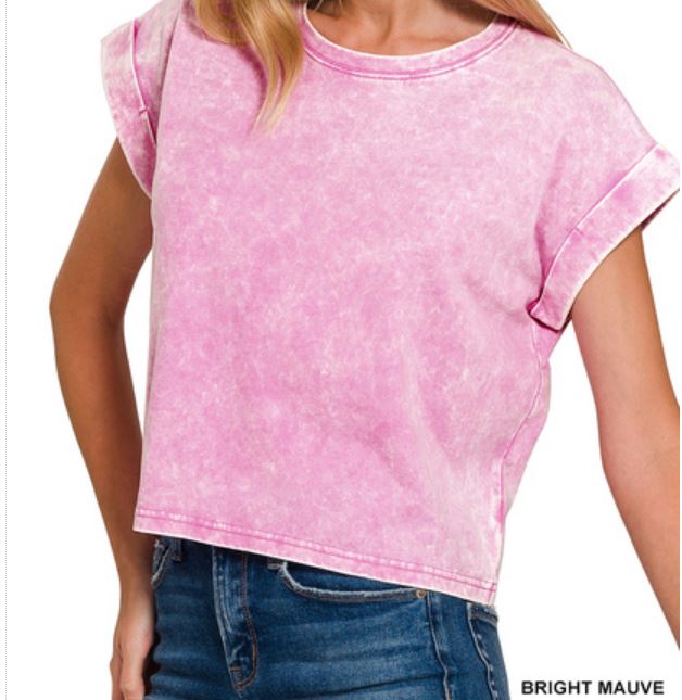 "Skye" Cuffed Top