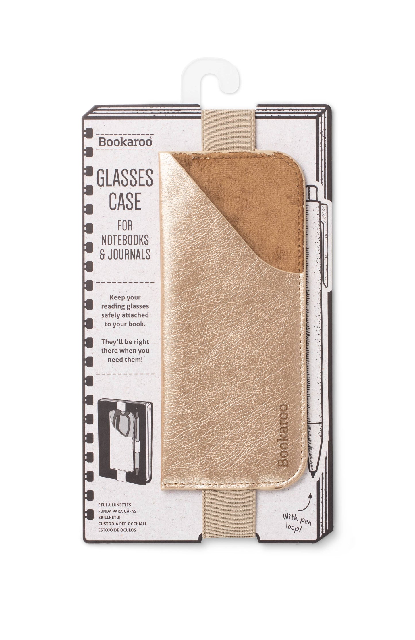 Bookaroo Glasses Case: Black