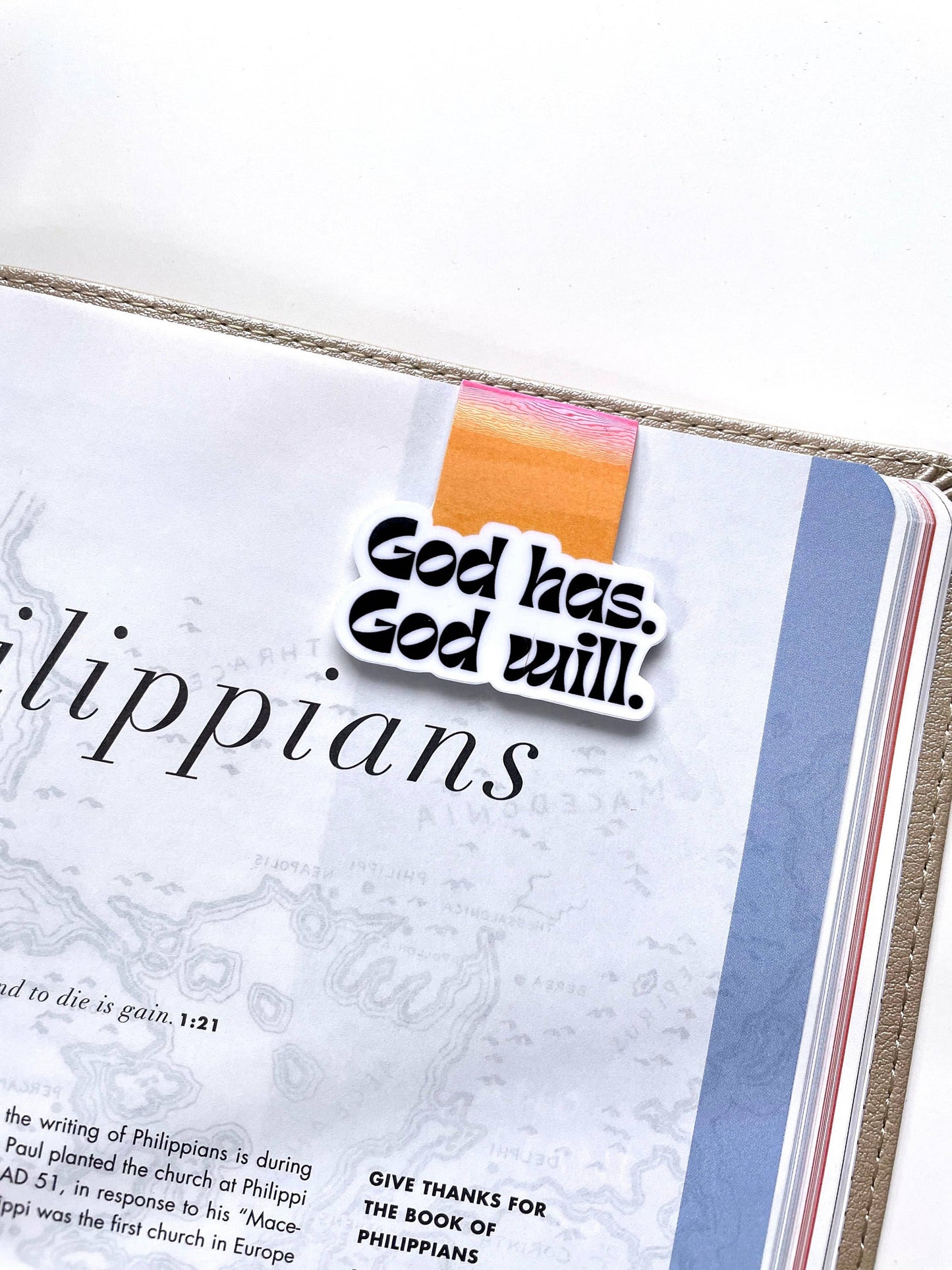 Seek Him Sunset God Faith Set | Magnetic Bookmark: Gloss / Seek Him sunset