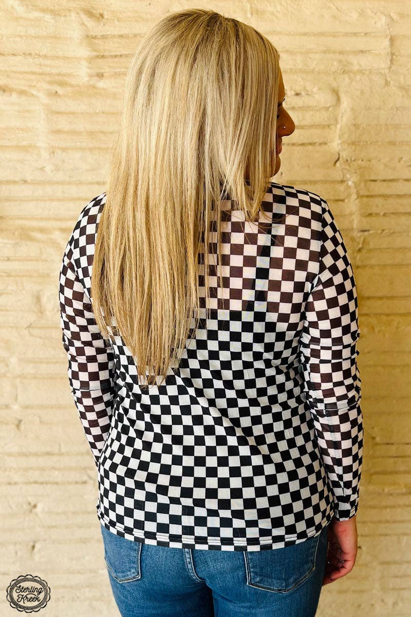 Black/White Mesh