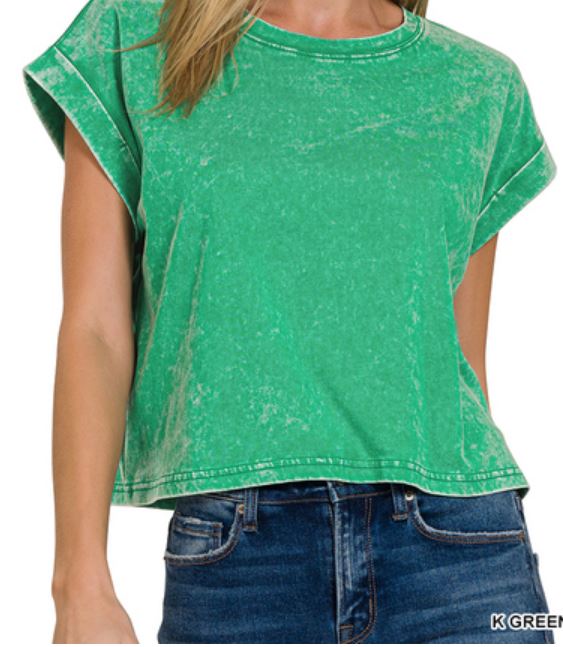 "Skye" Cuffed Top