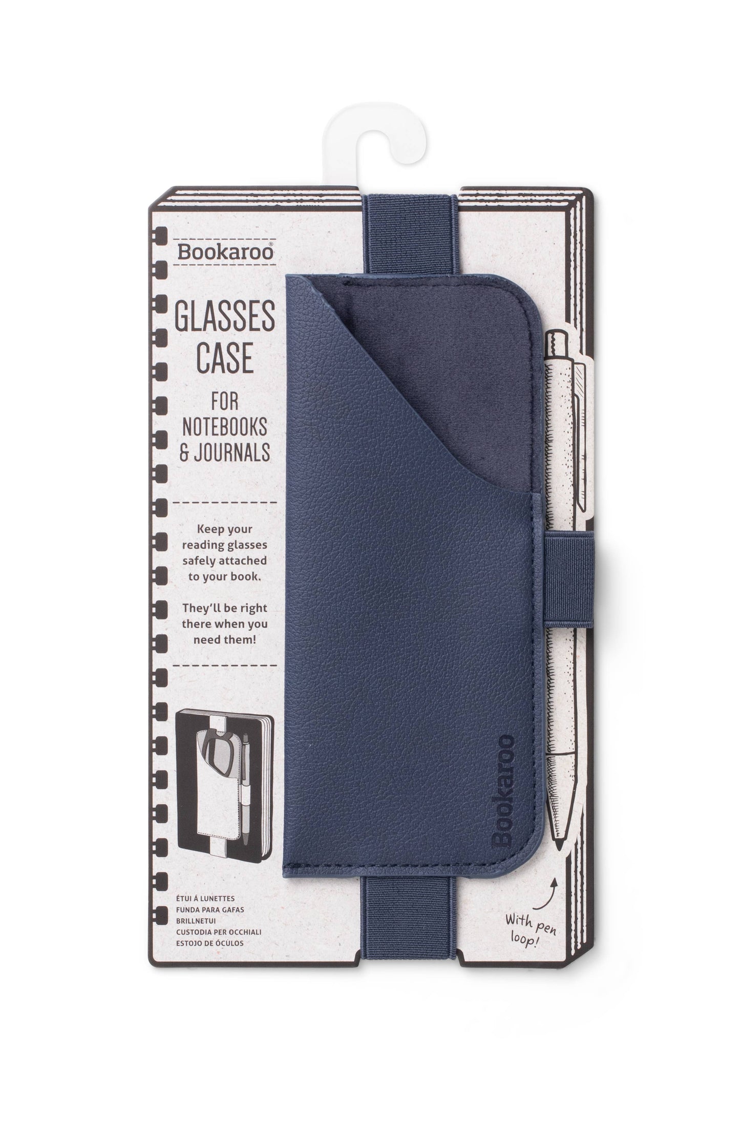 Bookaroo Glasses Case: Black