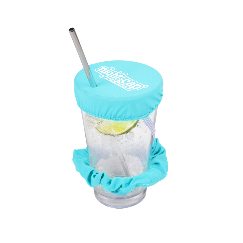 NightCap Scrunchie Drink Cover: Black