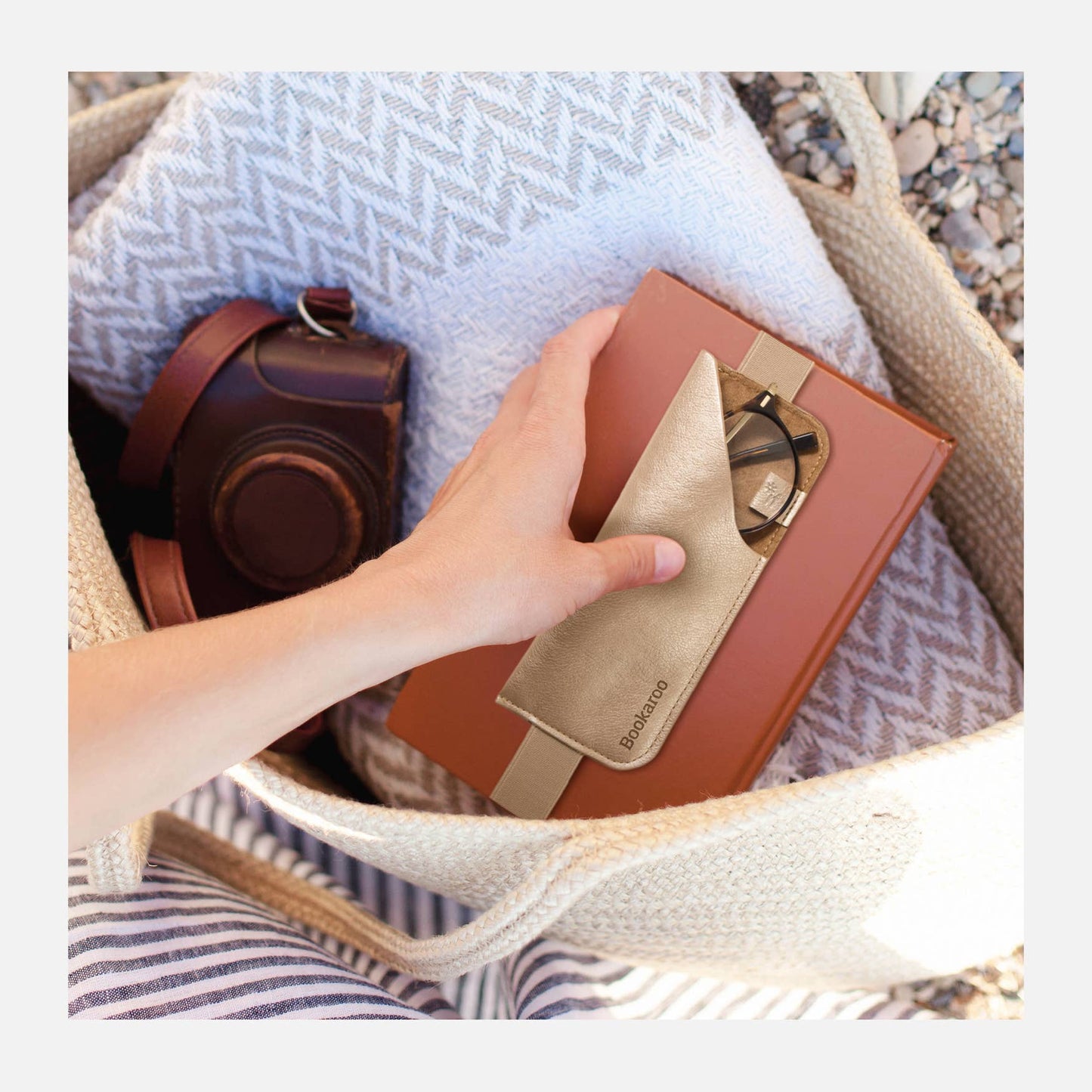 Bookaroo Glasses Case: Black