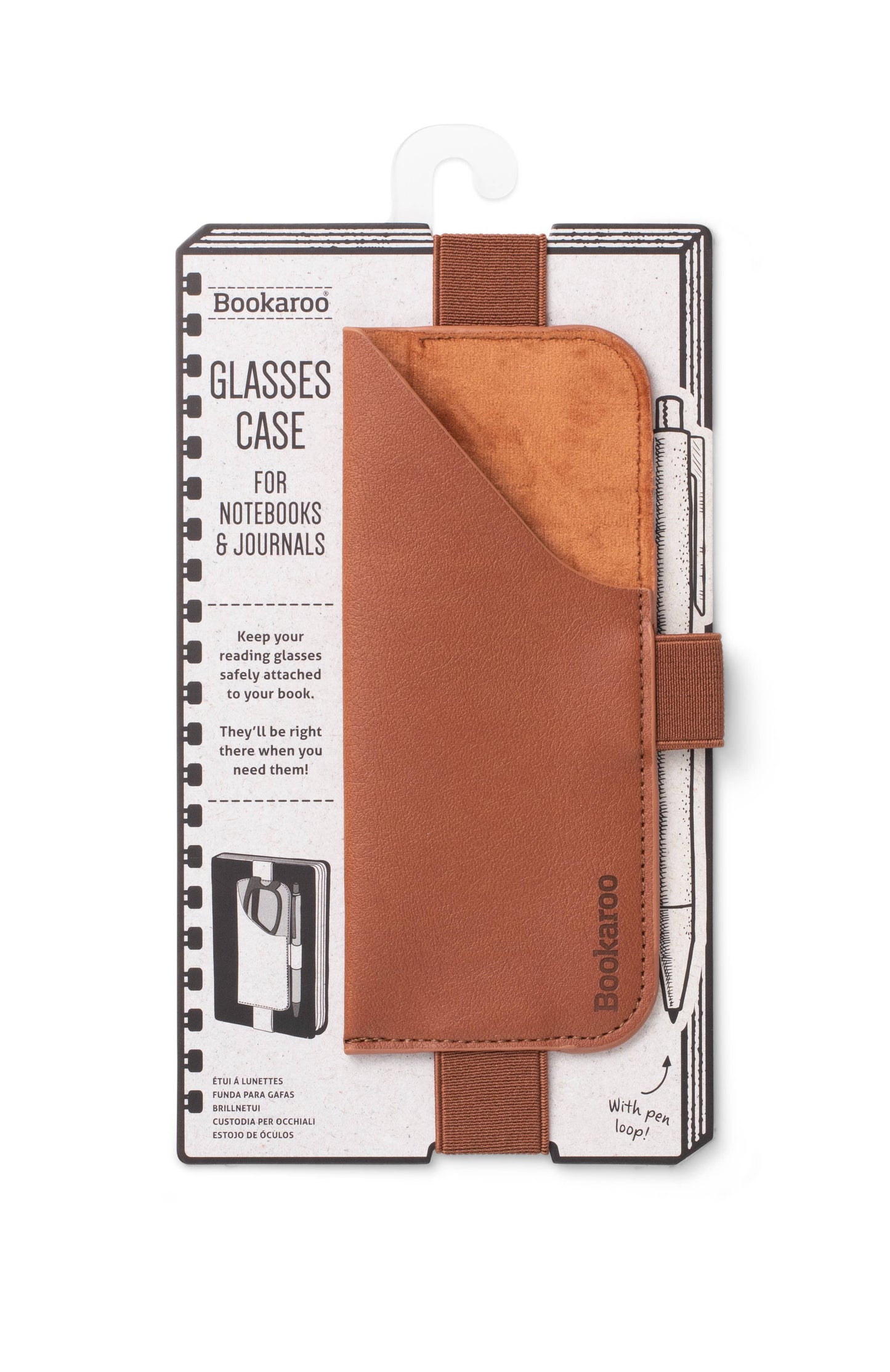 Bookaroo Glasses Case: Black