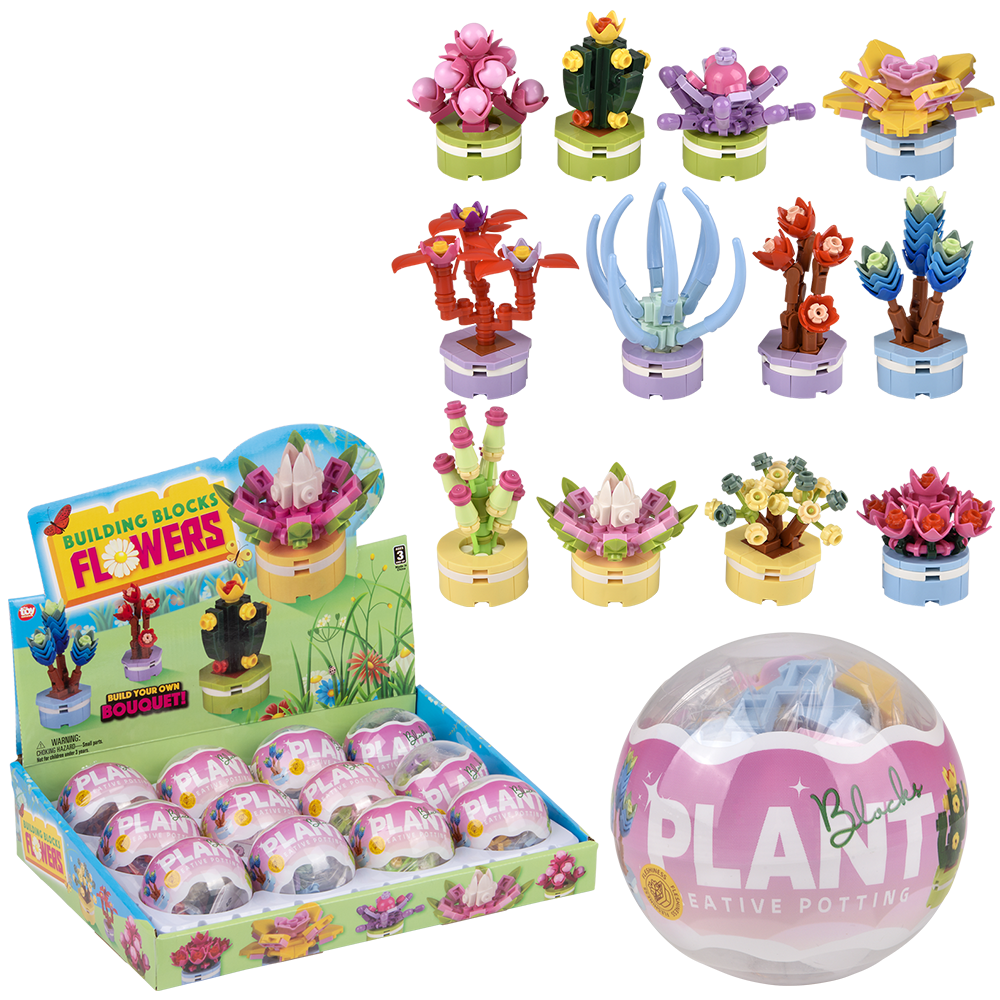 2.5" BUILDING BLOCK FLOWERS