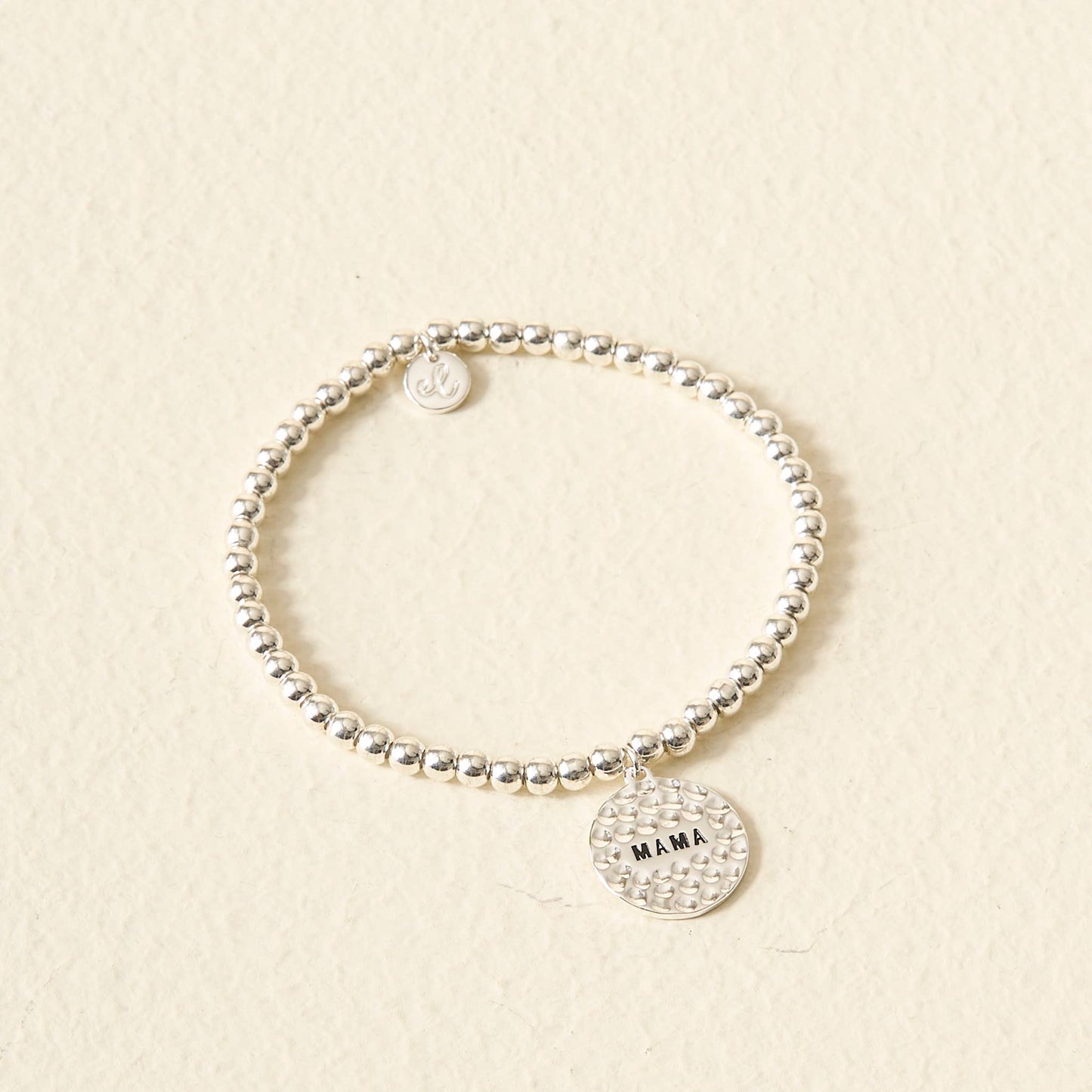 Sentiment Charm Bracelet Silver - Mama