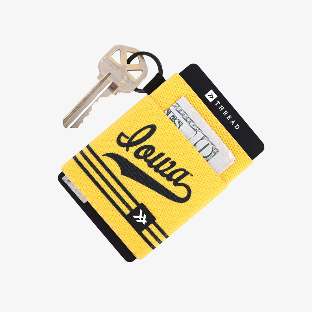 University of Iowa Yellow - Elastic Wallet: Multi-Color