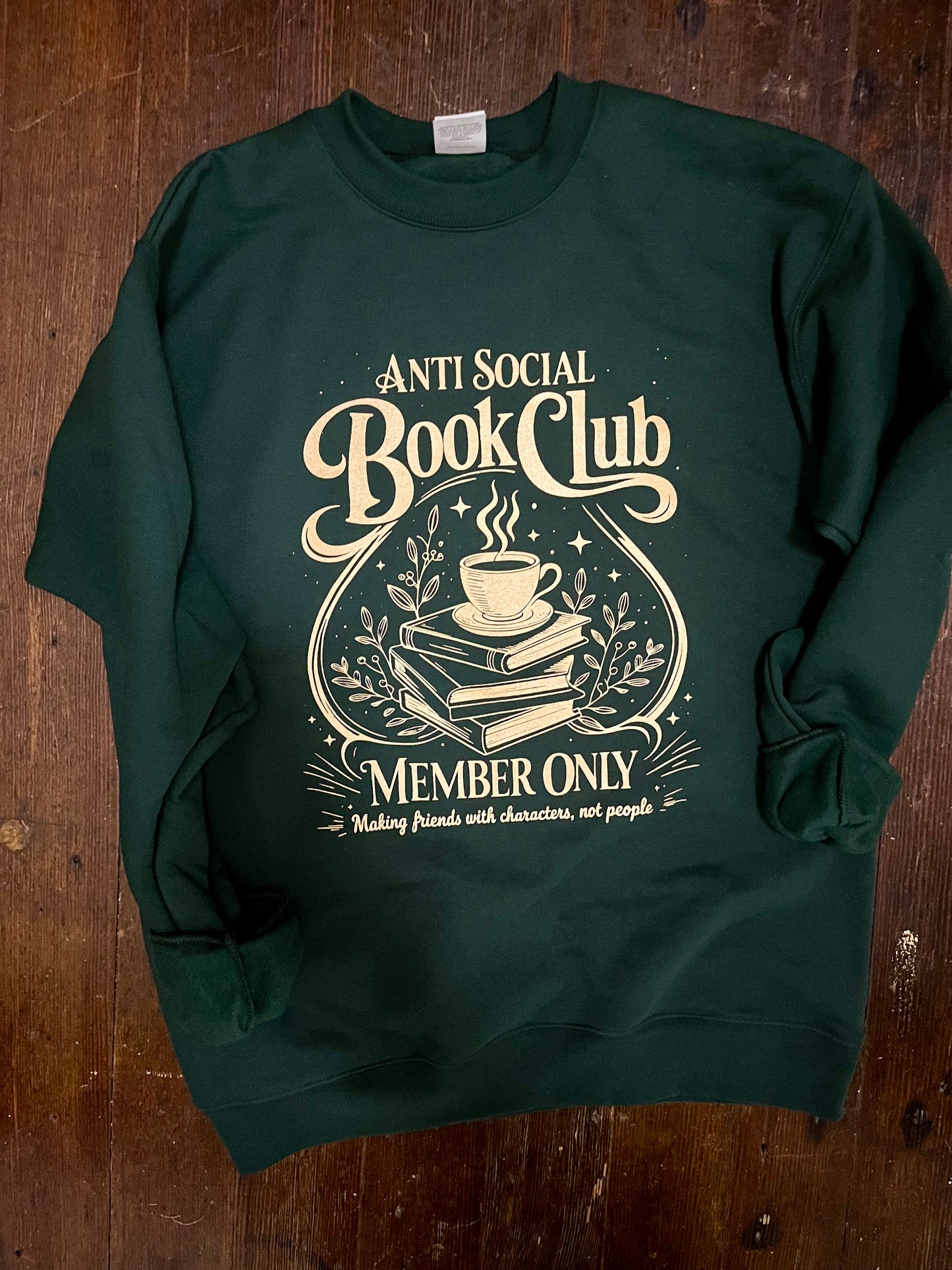 "Anti-Social Bookclub" Crewneck