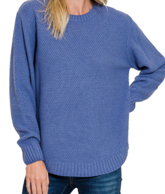 Round Neck Basic Sweater