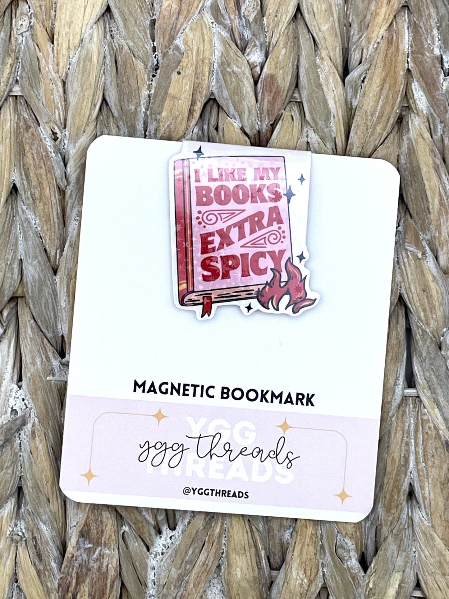 I Like My Books Extra Spicy | Magnetic Bookmark : Gloss