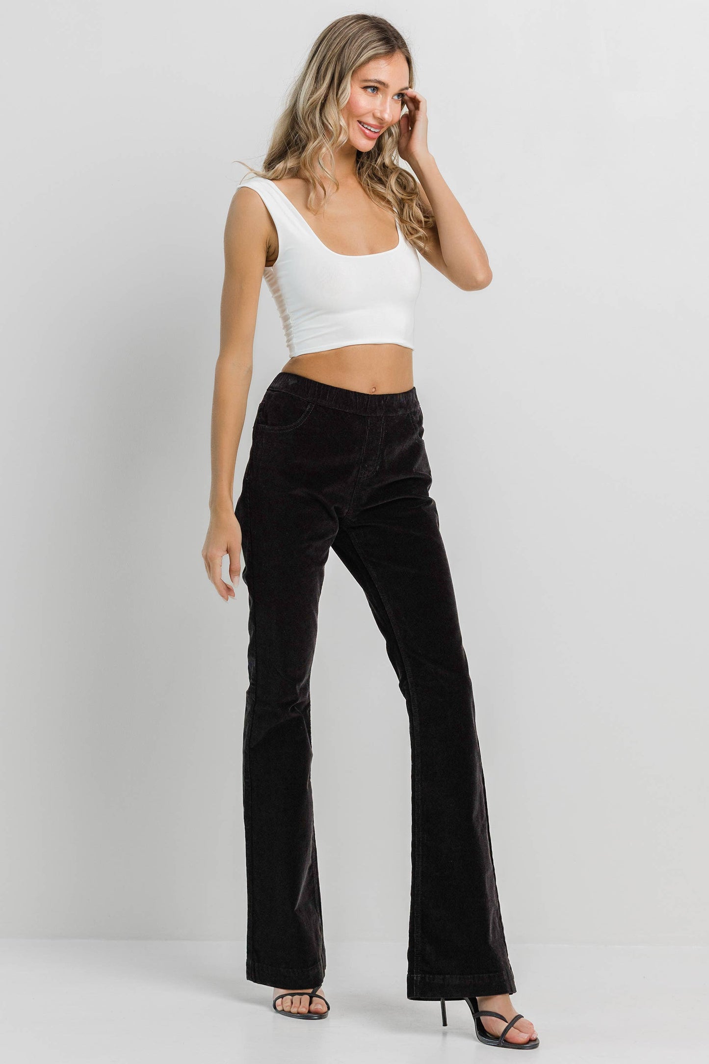 Corduroy Pull On Flare