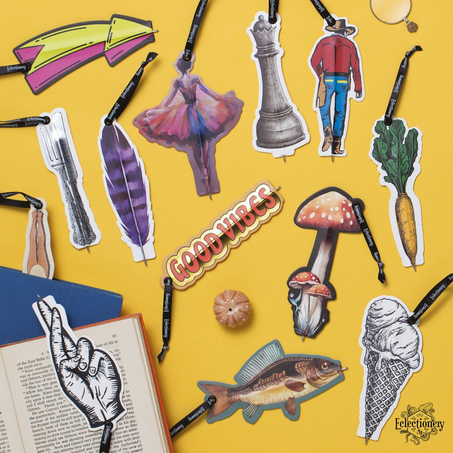 Eclectionery Bookmark Pens: Toadstool