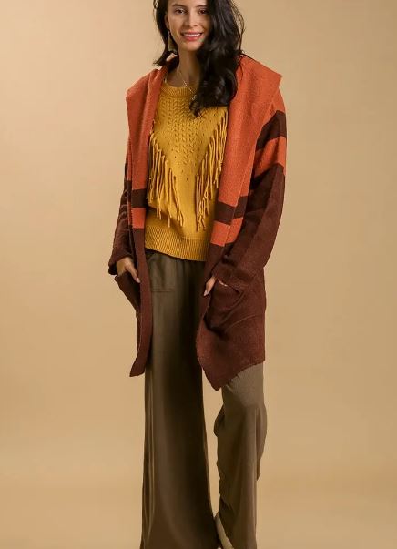 "Helen" Hooded Mix Cardis