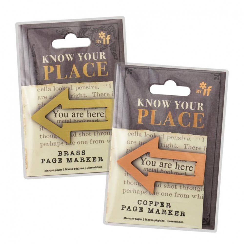 Know Your Place Page Markers: Copper