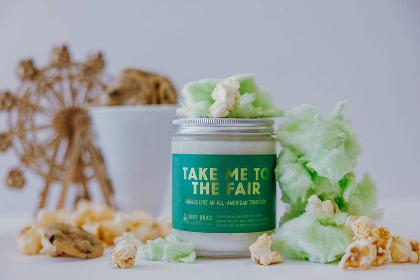 Take Me To The Fair Candle: 8 oz Candle