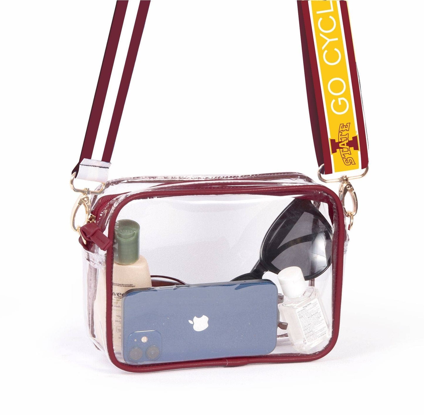 "Kimberly" Clear Go State Purse
