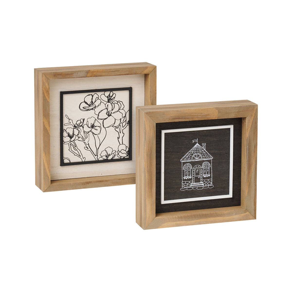House/Plumeria Rev. Framed Sign