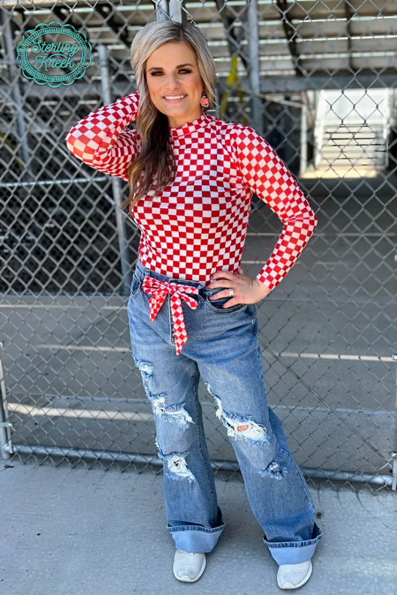Red/White Mesh