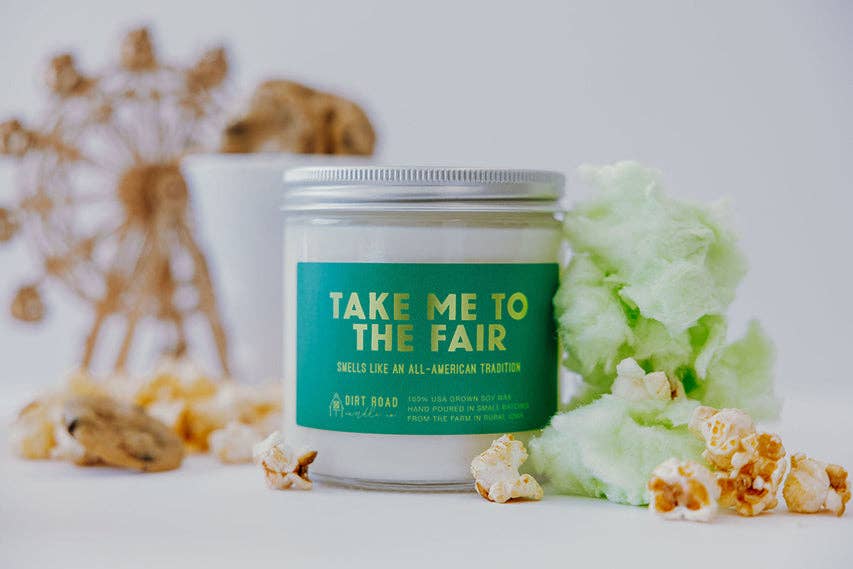 Take Me To The Fair Candle: 8 oz Candle