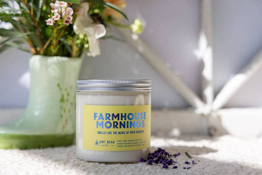 Farmhouse Mornings Candle: 16 oz Candle