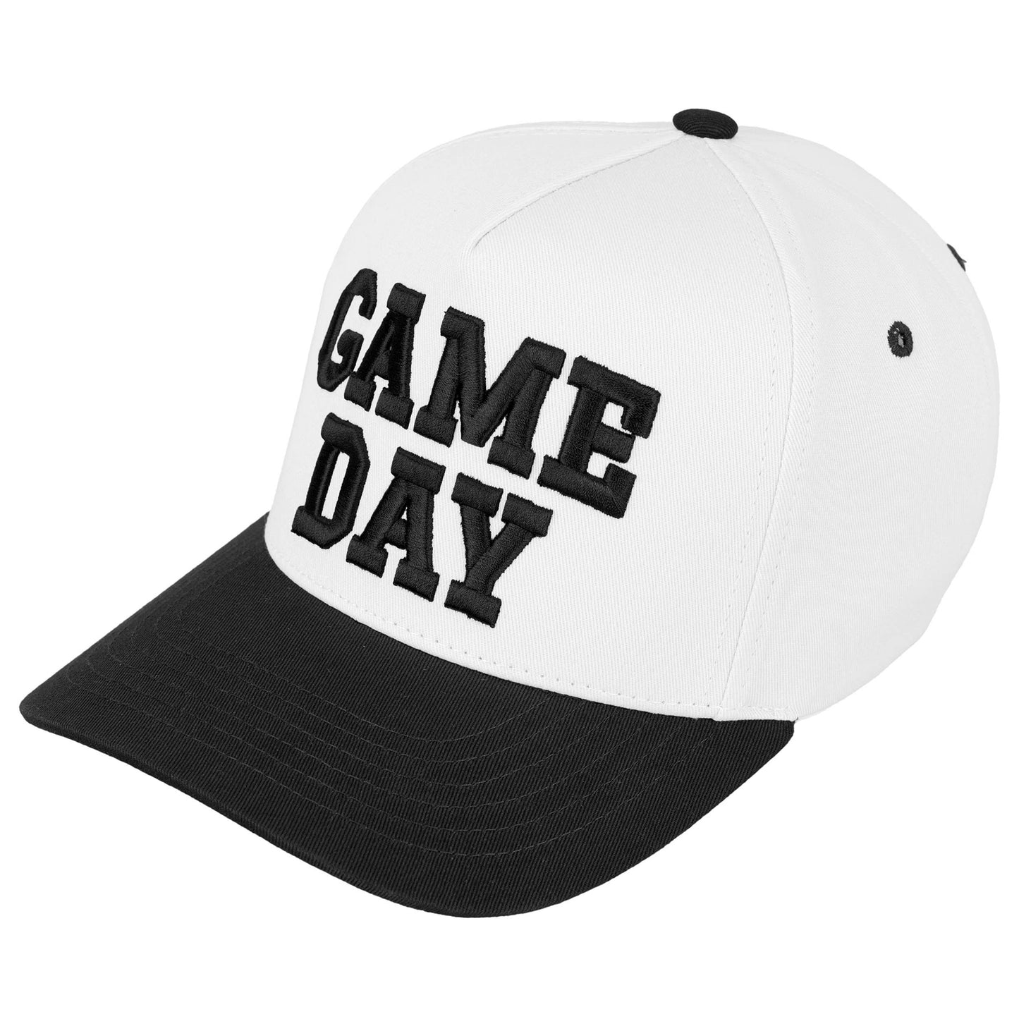 C.C GAME DAY Embroidered Cotton Baseball Cap: Red