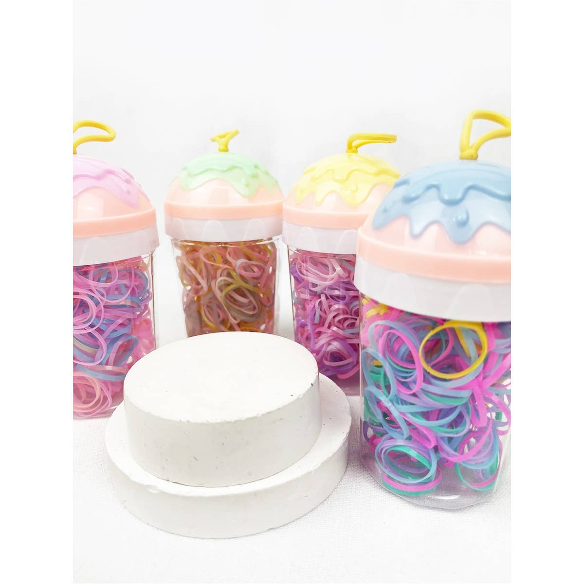 Ice Cream Pastel Tone Hair Tie Set