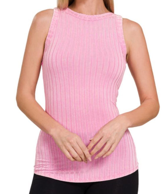 "Leona" Ribbed Tank