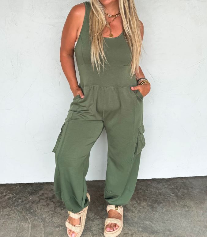 "All Set" Tank Romper