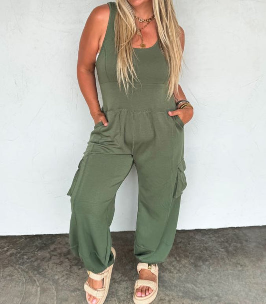 "All Set" Tank Romper
