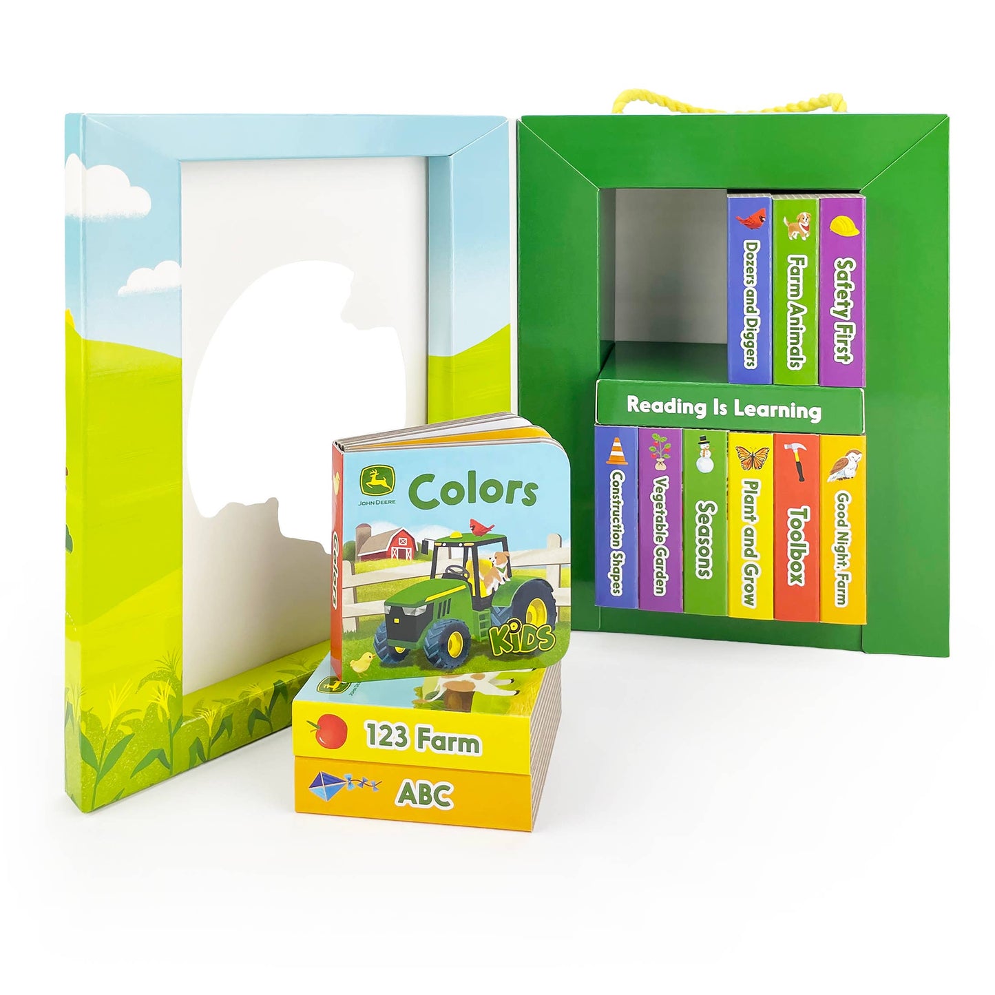 John Deere Kids My Little Learner Library Board Book Set