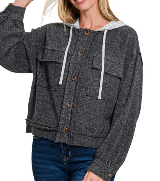 "Briar" Button Down Shacket