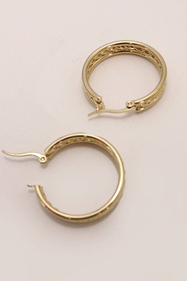 18K HOOPS