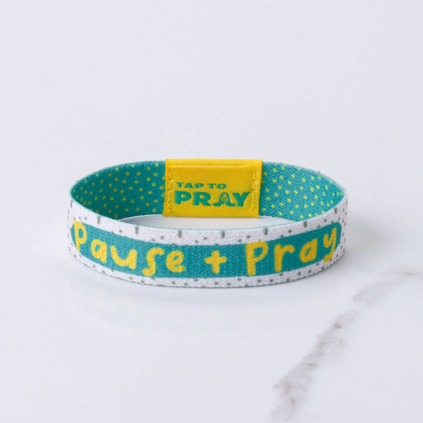 Tap To Pray™ - Kingfolk Series Wristband - Pause + Pray: Medium