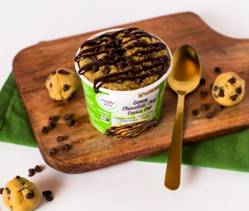 Gluten-Free Gooey Chocolate Chip Cookie Cup