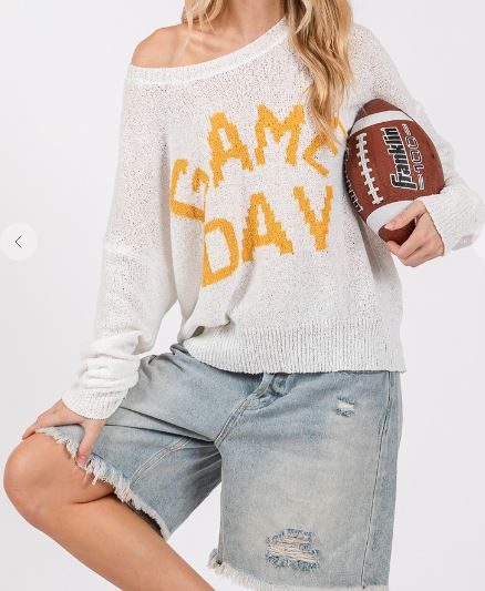 "Game Day" Pixel Sweater