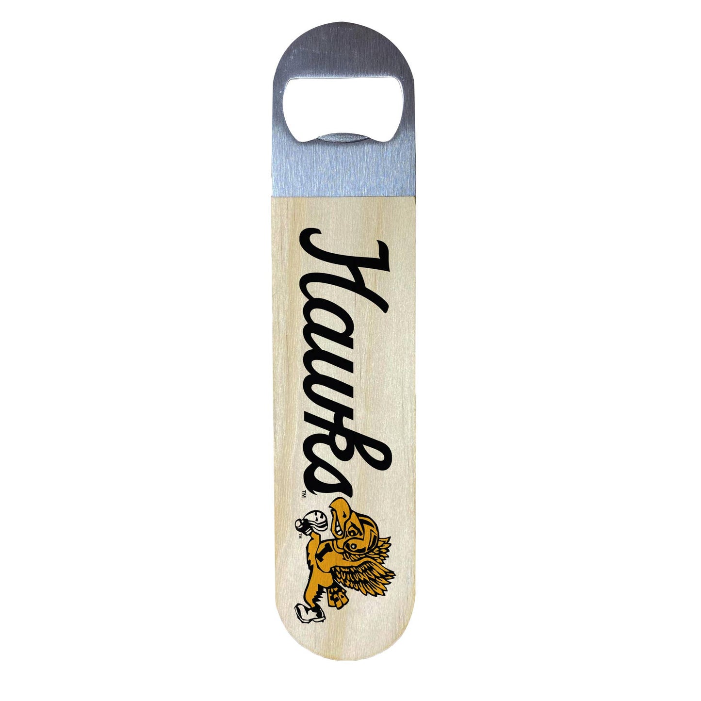 Vintage Script Football University Of Iowa Opener: 7 x 1.5 x .25