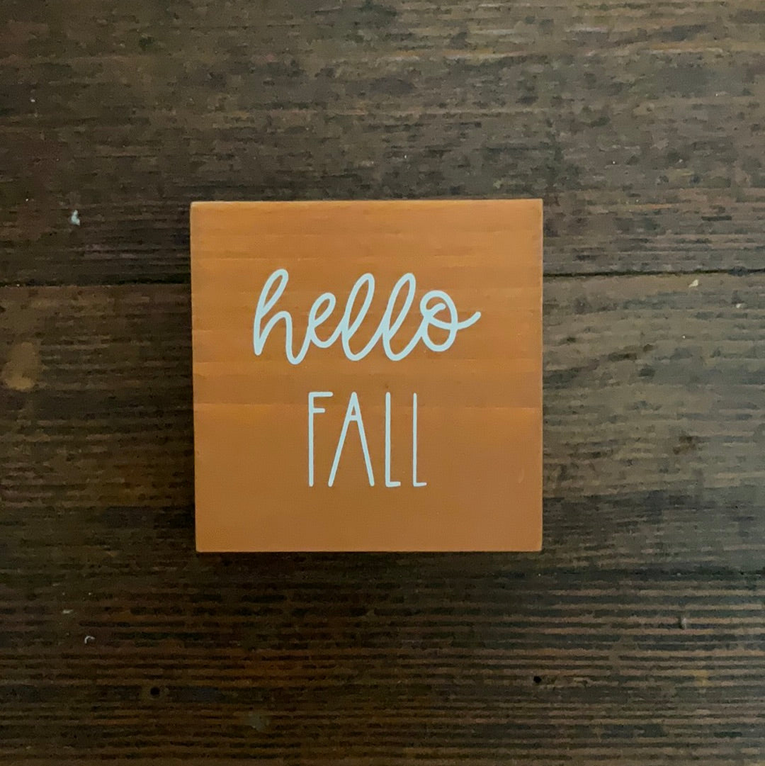 Hello Fall Block