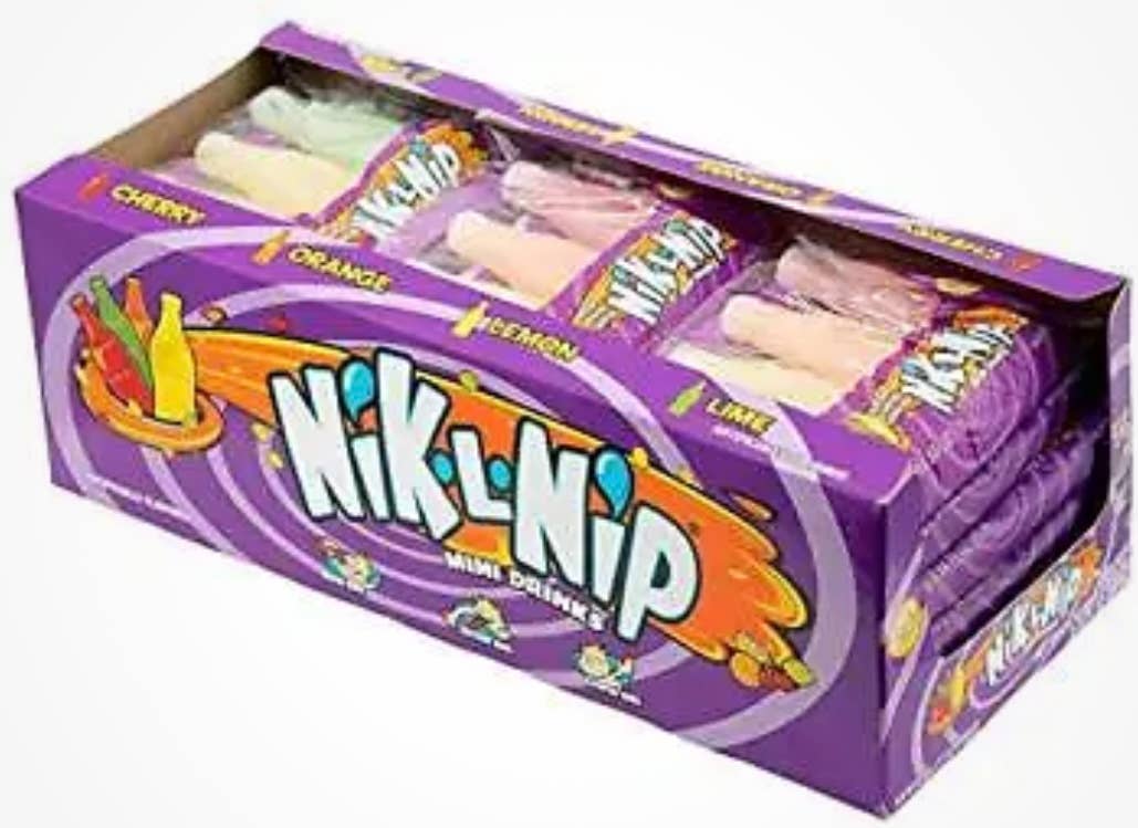 Nostalgic Old Fashioned Wax Bottle Variety 4 PK Display Tray