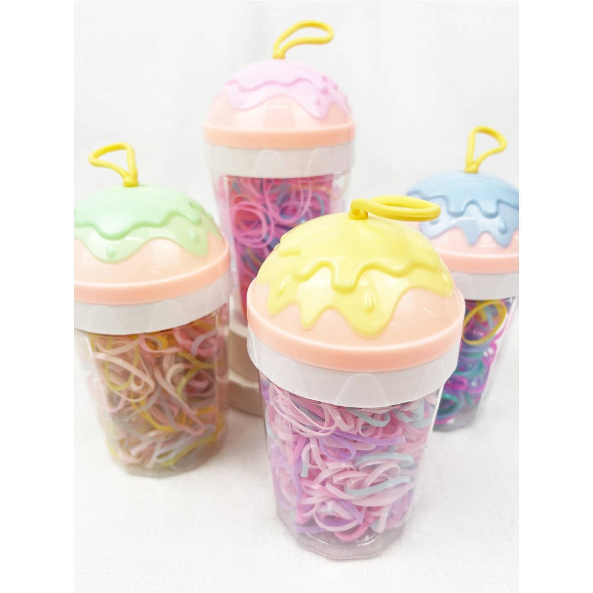 Ice Cream Pastel Tone Hair Tie Set