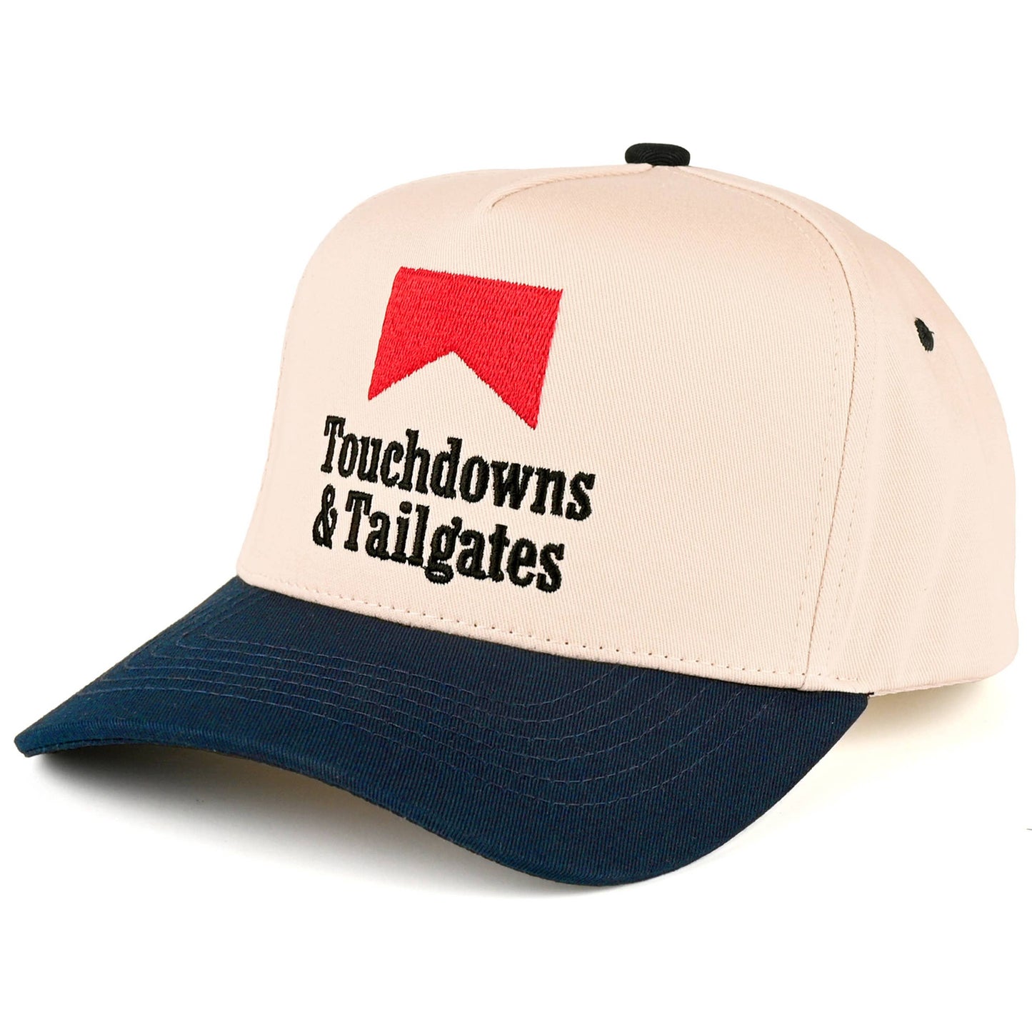 C.C TOUCHDOWNS TAILGATES Letter Trucker Cap: Black