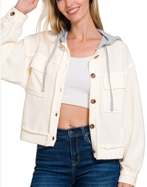 "Briar" Button Down Shacket