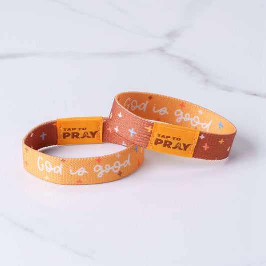 Tap To Pray™ - Kingfolk Series Wristband - God Is Good: Medium