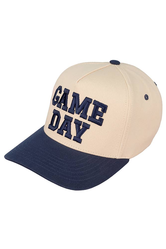 C.C GAME DAY Embroidered Cotton Baseball Cap: Red
