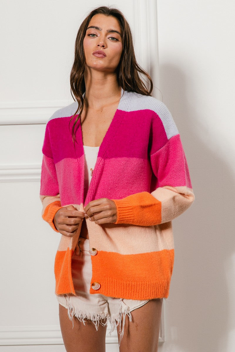 "Ada" Buttoned Cardi