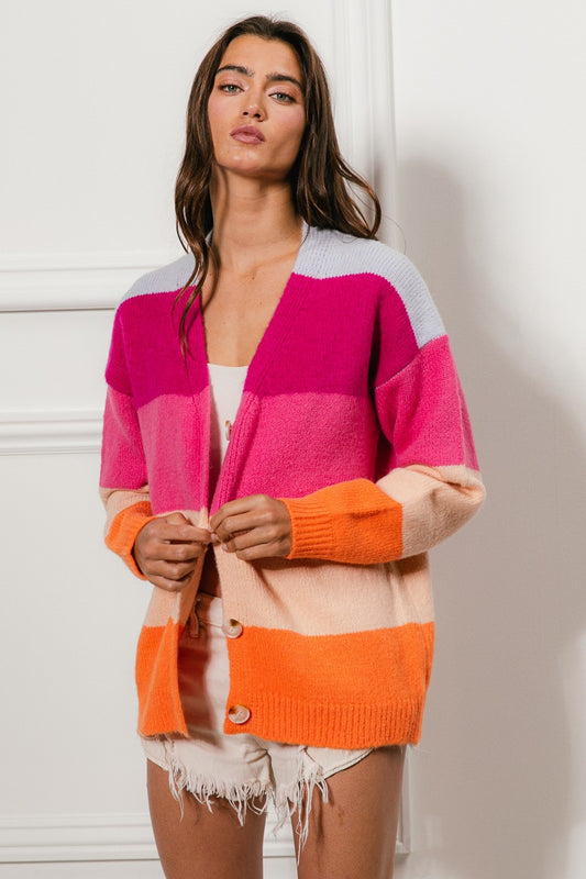 "Ada" Buttoned Cardi