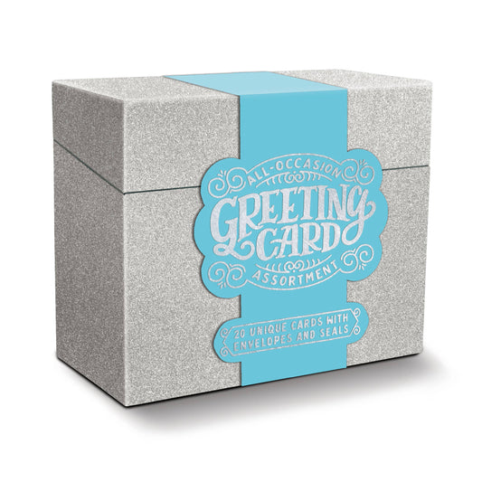Card Assortment - Silver Glitter
