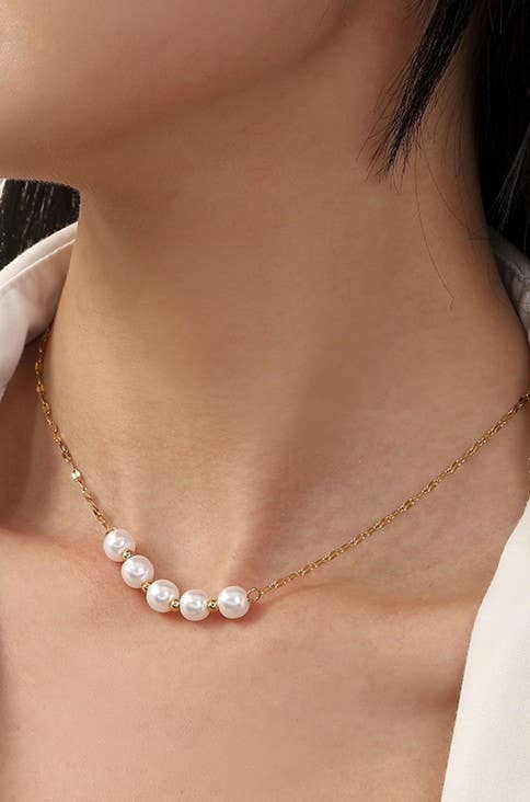 NON-TARNISH CLASSIC PEARL NECKLACE