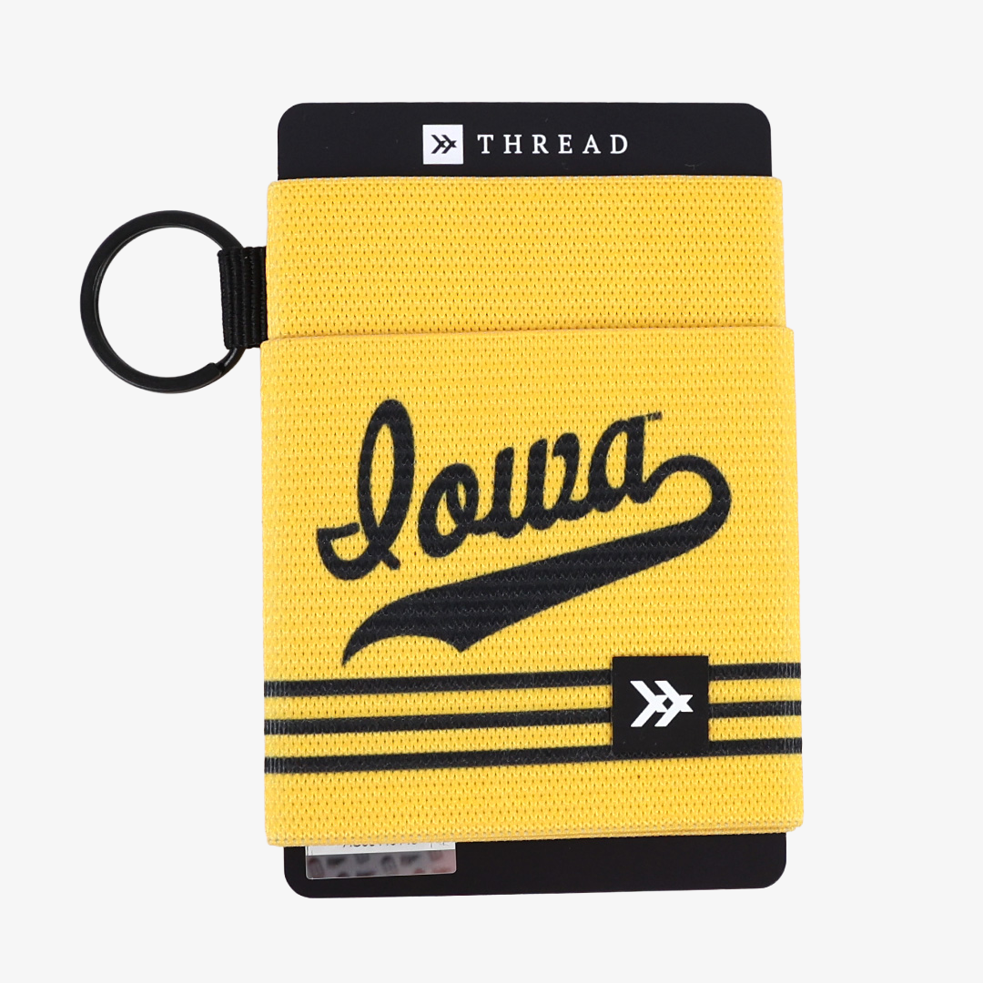University of Iowa Yellow - Elastic Wallet: Multi-Color