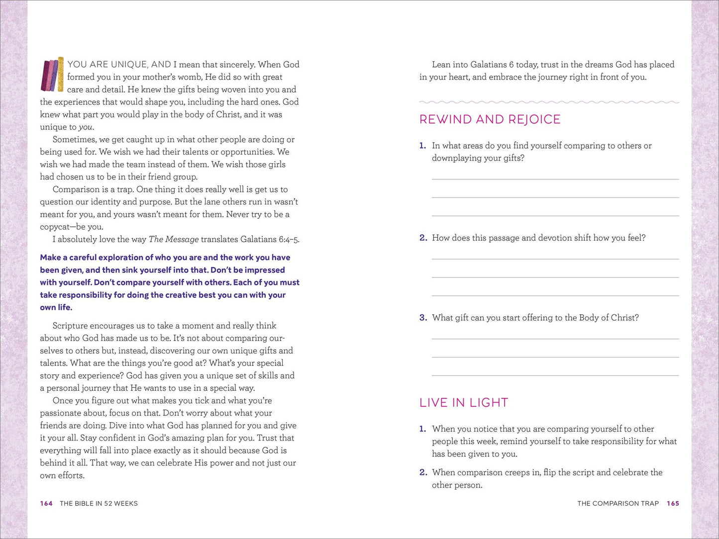 Bible in 52 Weeks for Teen Girls